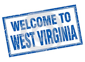 welcome to West Virginia stamp