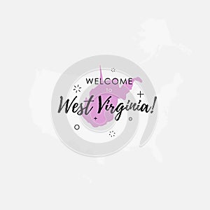 Welcome to West Virginia state map