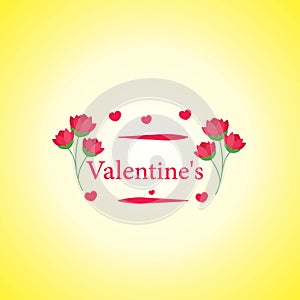 Welcome Valentine day on love design 2024