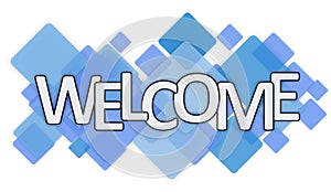 Welcome word photo