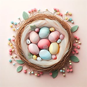 Welcoming Spring with Pastel Easter Nest