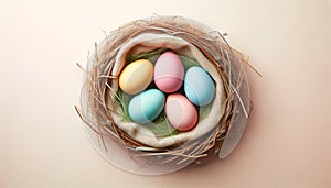 Welcoming Spring with Pastel Easter Nest