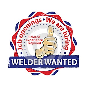 Welder wanted, Job Openings, We are Hiring photo