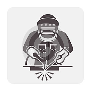Welder welding icon