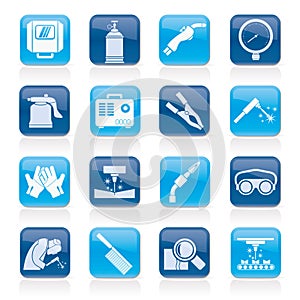 Welding and construction tools icons