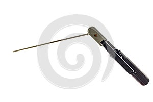 Welding electrode holder.