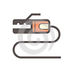 Welding electrode holder icon