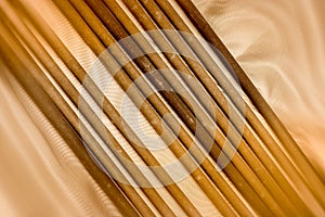 Welding electrodes closeup