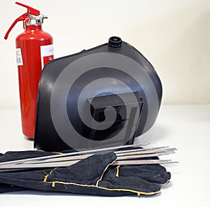 Welding equipment & Fire Extinguisher