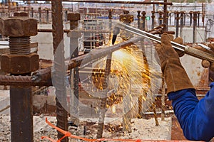 Welding foundation for building