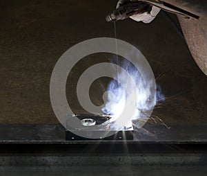 Welding on a hard drive
