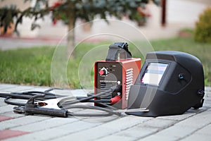 Welding machine.