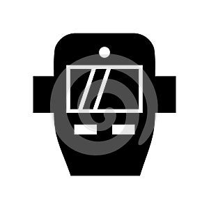 welding mask  icon or logo isolated sign symbol vector illustration