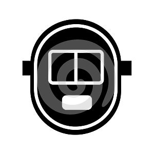 welding mask  icon or logo isolated sign symbol vector illustration