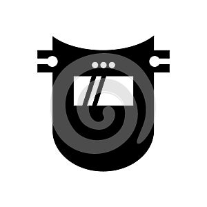 welding mask  icon or logo isolated sign symbol vector illustration