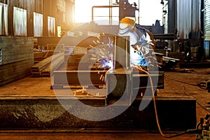 Welding with mig-mag method