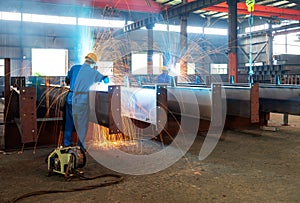 Welding with mig-mag method