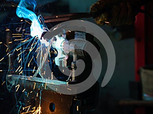 Welding process for metal