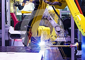 Welding Robot Machine Automotive Industry