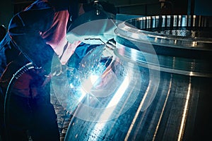 Welding with sparks