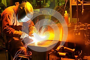 Welding Station - Generative AI photo