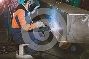 Welding steel