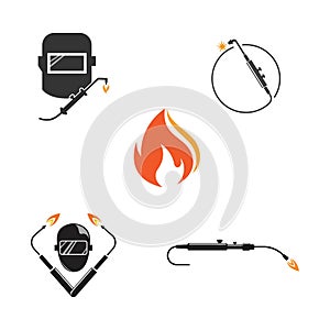 welding Tool Vector icon design illustration