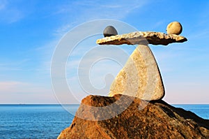 Well-balanced on the boulder