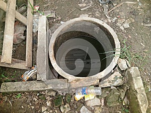 Well behind the house