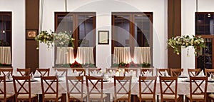 Well decorated table