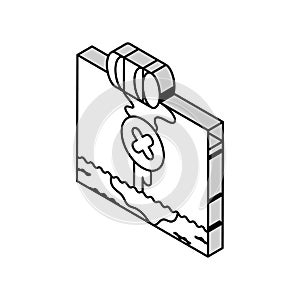well design hydrogeologist isometric icon  illustration photo