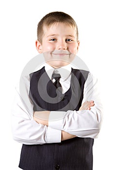 Well-dressed young businessman