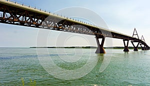 A well-engineered bridge over the mackenzie river