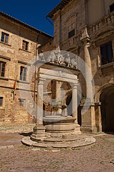 Well of the Griffins and Lions in Montepulciano, Tuscany