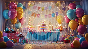 Electronics Workshop with Circuit Board and Tools Generated Ai