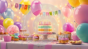 Electronics Workshop with Circuit Board and Tools Generated Ai