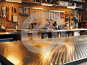 Well-Organized Workshop with Tools