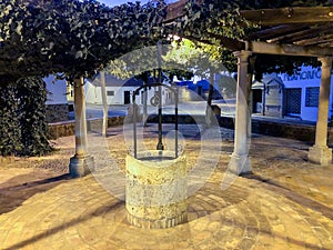 Well of the parador of the municipality of Viso del Marques, Ciudad Real, Spain