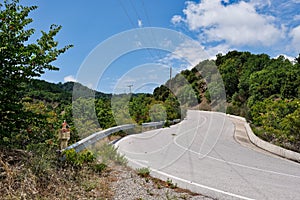 A Well Paved Winding Mountain Road, Greece