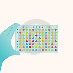 96 well plate vector