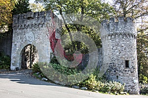 Well-preserved fortress on the Lahn