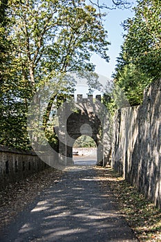 Well-preserved fortress on the Lahn