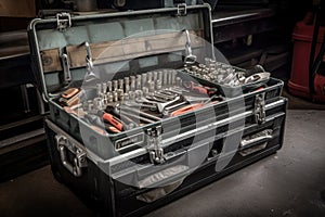 a well-stocked toolbox with the tools of the trade