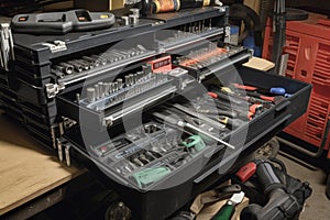 a well-stocked toolbox with the tools of the trade