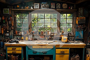 A Well-Used Workshop with a View