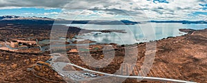 The well visible tectonic plate at Thingvellir National Park in Iceland. photo