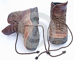 Well worn boots. photo
