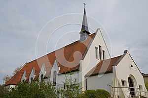 Well worth a visit: Summer chapel in Oostduinkerke, North Sea coast, Belgium.