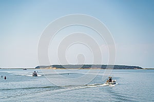 Wellfleet Cape Cod, MA 22 August 2019 Boats and ships, Wellfleet Harbor Area Cape Cod, MA US