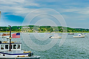 Wellfleet Harbor Area Cape Cod, MA US.